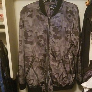 Ashley Outerwear Camo Bomber Jacket